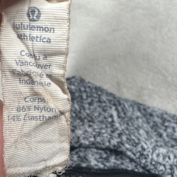 Lululemon Wunder Under Pant Hi-Rise Luon Spray Jacquard White Black Leggings 4 - Picture 15 of 16